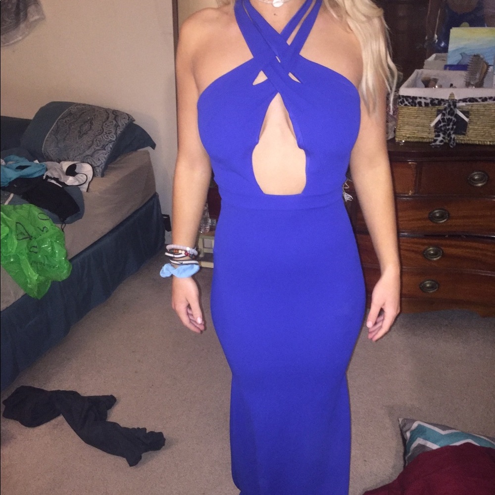 Royal Blue Mermaid Prom Dress